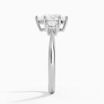 Selene Three Stone Diamond Ring (1/3 ct. tw.) Platinum Pear Engagement Ring