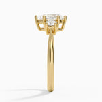 Selene Three Stone Diamond Ring (1/3 ct. tw.) Yellow Gold 18k Pear Engagement Ring