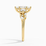 Arden Three Stone Diamond Ring Yellow Gold 18k Marquise Engagement Ring