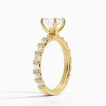 Nathalie Emerald-Cut Diamond Ring (3/4 ct. tw.) Yellow Gold 18k Princess Engagement Ring