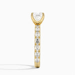Nathalie Emerald-Cut Diamond Ring (3/4 ct. tw.) Yellow Gold 18k Princess Engagement Ring