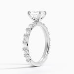 Nathalie Emerald-Cut Diamond Ring (3/4 ct. tw.) Platinum Radiant Engagement Ring