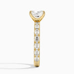 Nathalie Emerald-Cut Diamond Ring (3/4 ct. tw.) Yellow Gold 18k Radiant Engagement Ring