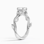 Vintage Secret Garden Diamond Ring (3/8 ct. tw.) Platinum Asscher Engagement Ring