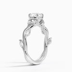 Vintage Secret Garden Diamond Ring (3/8 ct. tw.) Platinum Cushion Engagement Ring