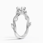 Vintage Secret Garden Diamond Ring (3/8 ct. tw.) Platinum Heart Engagement Ring
