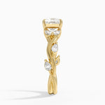 Vintage Secret Garden Diamond Ring (3/8 ct. tw.) Yellow Gold 18k Princess Engagement Ring