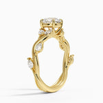 Vintage Secret Garden Diamond Ring (3/8 ct. tw.) Yellow Gold 18k Round Engagement Ring