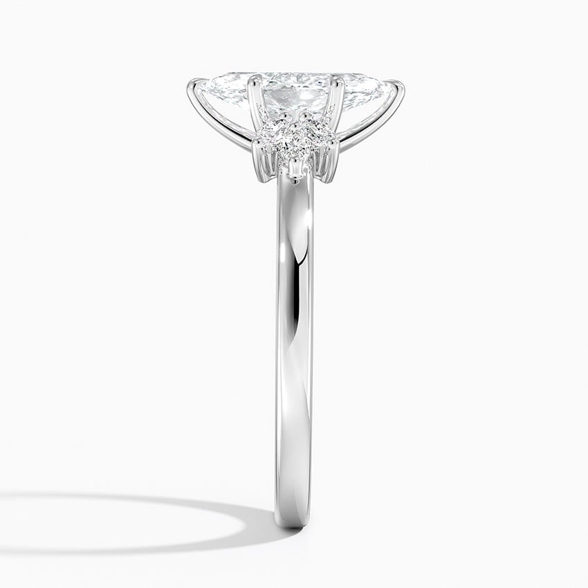 Stella Diamond Ring Platinum Marquise Engagement Ring