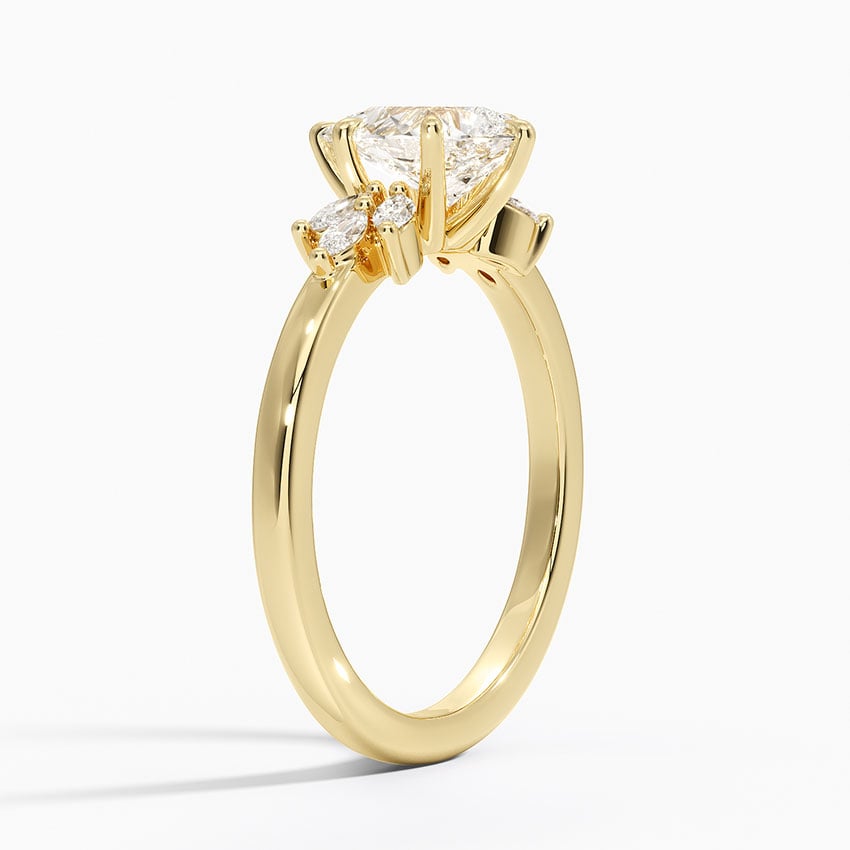 Stella Diamond Ring Yellow Gold 18k Pear Engagement Ring