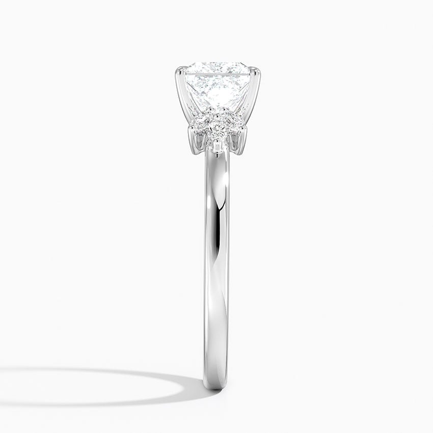 Stella Diamond Ring Platinum Princess Engagement Ring