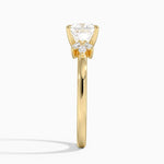 Stella Diamond Ring Yellow Gold 18k Princess Engagement Ring
