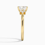 Stella Diamond Ring Yellow Gold 18k Radiant Engagement Ring