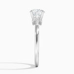 Stella Diamond Ring Platinum Round Engagement Ring