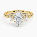 Stella Diamond Ring Yellow Gold 18k Marquise Engagement Ring