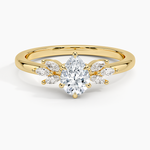 Stella Diamond Ring Yellow Gold 18k Pear Engagement Ring