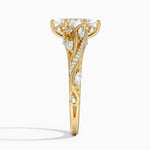 Begonia Vine Diamond Ring (1/2 ct. tw.) Yellow Gold 18k Marquise Engagement Ring