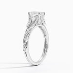Begonia Vine Diamond Ring (1/2 ct. tw.) Platinum Oval Engagement Ring