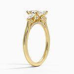Petal Pear Three Stone Diamond Ring (1/2 ct. tw.) Yellow Gold 18k Marquise Engagement Ring