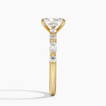 Versailles Half Coverage Diamond Ring (1/3 ct. tw.) Yellow Gold 18k Radiant Engagement Ring