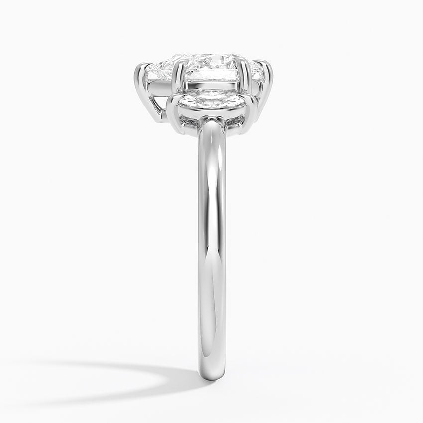 Sasha Three Stone Marquise Diamond Ring (1/3 ct. tw.) Platinum Pear Engagement Ring