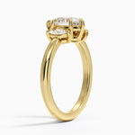 Sasha Three Stone Marquise Diamond Ring (1/3 ct. tw.) Yellow Gold 18k Pear Engagement Ring
