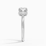 Sasha Three Stone Marquise Diamond Ring (1/3 ct. tw.) Platinum Round Engagement Ring