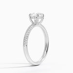 Valencia Diamond Ring (1/3 ct. tw.) Platinum Cushion Engagement Ring