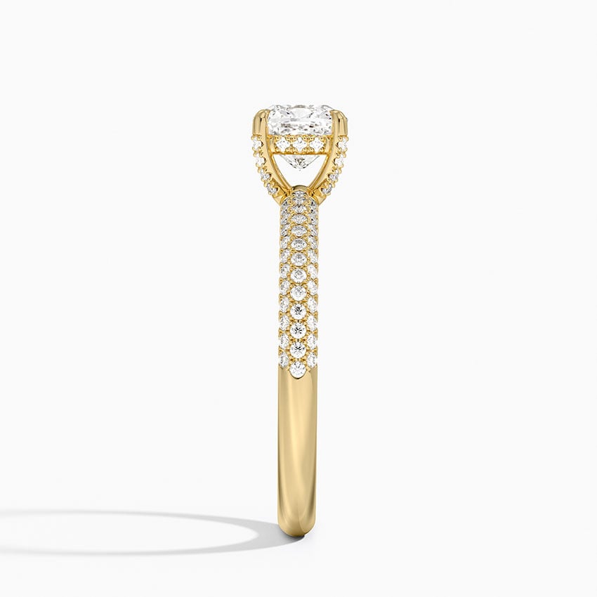 Valencia Diamond Ring (1/3 ct. tw.) Yellow Gold 18k Cushion Engagement Ring