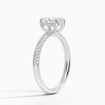 Valencia Diamond Ring (1/3 ct. tw.) Platinum Oval Engagement Ring