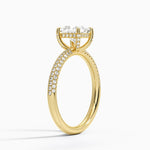 Valencia Diamond Ring (1/3 ct. tw.) Yellow Gold 18k Princess Engagement Ring