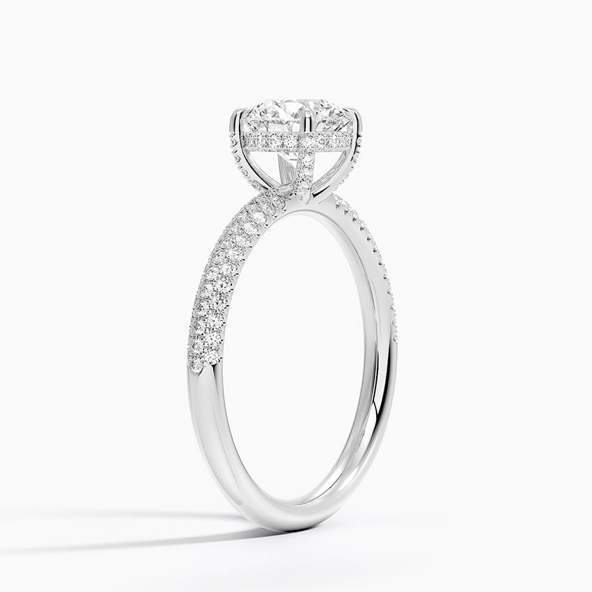 Valencia Diamond Ring (1/3 ct. tw.) Platinum Round Engagement Ring