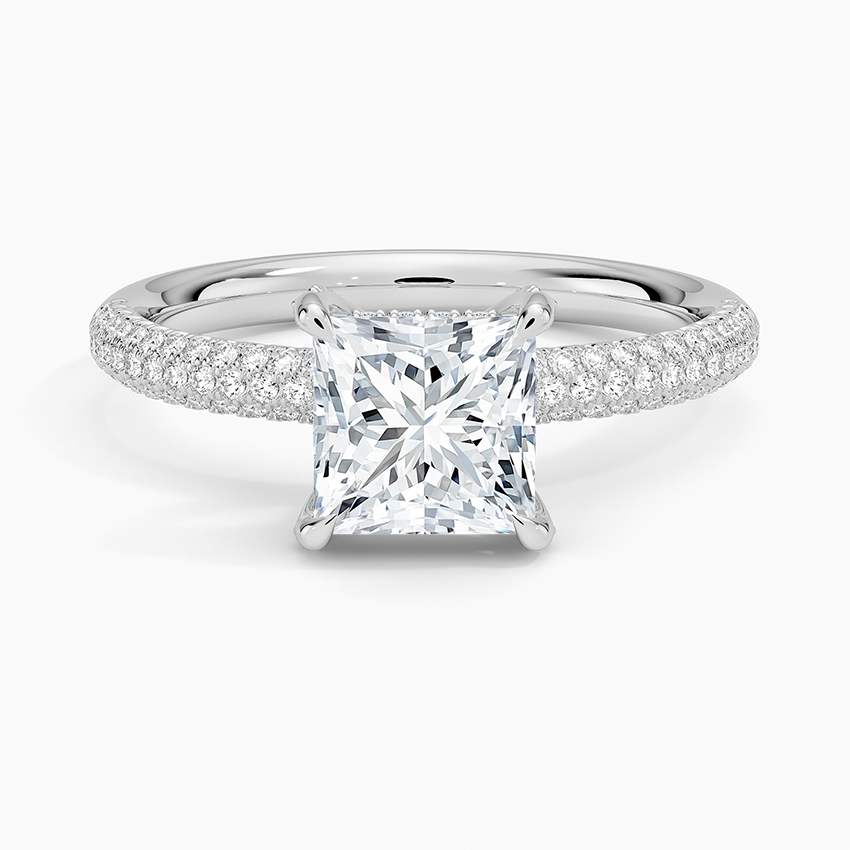 Valencia Diamond Ring (1/3 ct. tw.) Platinum Princess Engagement Ring