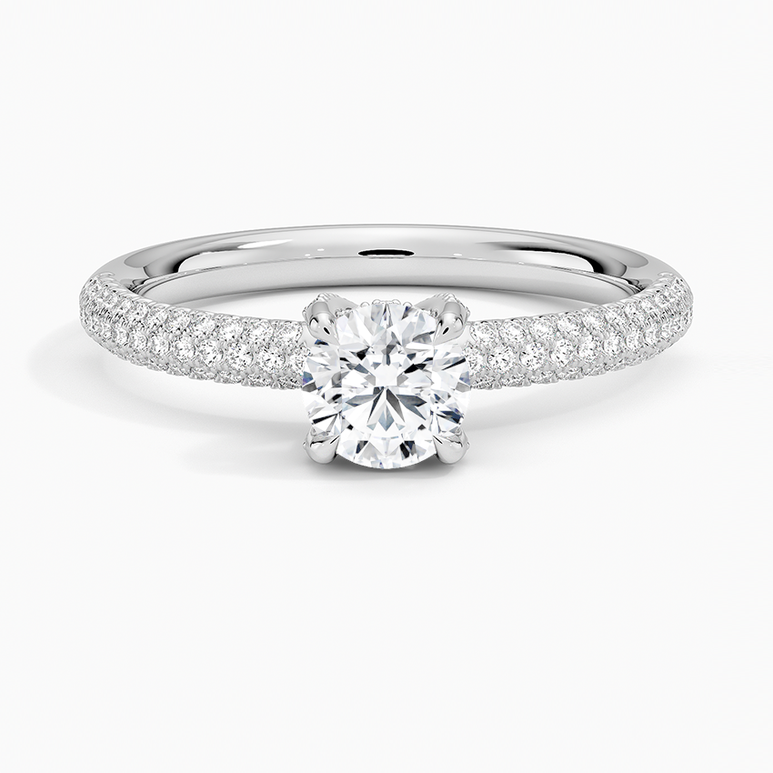 Valencia Diamond Ring (1/3 ct. tw.) Platinum Round Engagement Ring