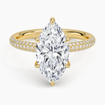 Valencia Diamond Ring (1/3 ct. tw.) Yellow Gold 18k Marquise Engagement Ring