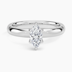 Sydney Perfect Fit Halo 3mm Diamond Ring Platinum Marquise Engagement Ring