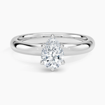 Sydney Perfect Fit Halo 3mm Diamond Ring Platinum Pear Engagement Ring