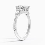 Luxe Nadia Pavé Diamond Ring (1/2 ct. tw.) Platinum Marquise Engagement Ring
