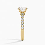 Luxe Amelie Diamond Ring (3/8 ct. tw.) Yellow Gold 18k Oval Engagement Ring