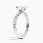 Luxe Amelie Diamond Ring (3/8 ct. tw.) Platinum Pear Engagement Ring