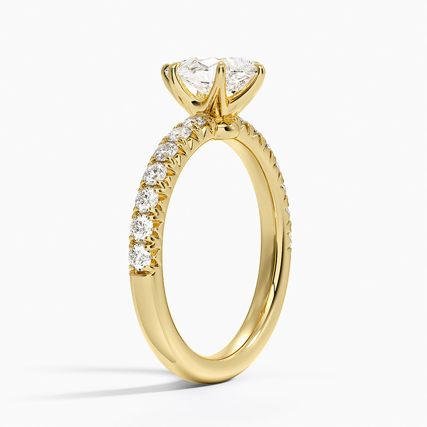 Luxe Amelie Diamond Ring (3/8 ct. tw.) Yellow Gold 18k Pear Engagement Ring