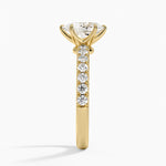Luxe Amelie Diamond Ring (3/8 ct. tw.) Yellow Gold 18k Pear Engagement Ring