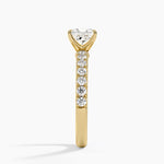 Luxe Amelie Diamond Ring (3/8 ct. tw.) Yellow Gold 18k Princess Engagement Ring