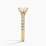 Luxe Amelie Diamond Ring (3/8 ct. tw.) Yellow Gold 18k Radiant Engagement Ring