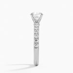 Luxe Amelie Diamond Ring (3/8 ct. tw.) Platinum Round Engagement Ring