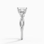Willow Three Stone Diamond Ring (1/3 ct. tw.) Platinum Emerald Engagement Ring