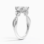 Willow Three Stone Diamond Ring (1/3 ct. tw.) Platinum Marquise Engagement Ring