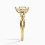 Willow Three Stone Diamond Ring (1/3 ct. tw.) Yellow Gold 18k Pear Engagement Ring