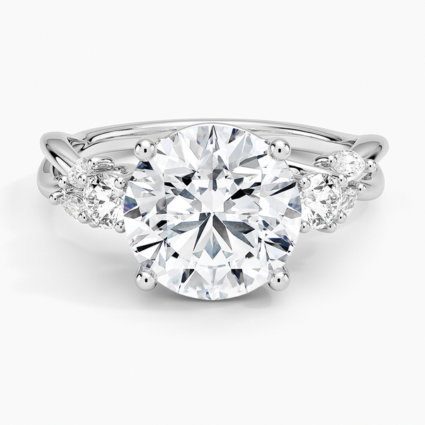 Willow Three Stone Diamond Engagement Ring