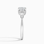 Luxe Nadia Diamond Ring Platinum Asscher Engagement Ring